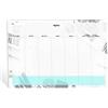 Febio Planning settimanale da tavolo 2026 a3 - planner settimanale da tavolo 2026 43x30 a strappo - calendario perpetuo/budget planner italiano