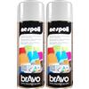 Nespoli Bomboletta Spray Aerosol Grigio Chiaro Ral 7035 400ml (Confezione da 2)