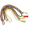 Combo unisex Japa Mala-Brown Chandan, legno bianco, pietra nera e Rudraksha Mala