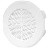 Vent Systems Griglia di ventilazione con diametro regolabile da 75 mm a 100 mm, colore bianco, rotondo, flessibile, con griglia di protezione, HVAC, per casa, ufficio, cucina, bagno, soffitto e