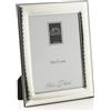 ARTÉ 10x15 Cornice per foto, Made in Italy, elegante placcata in argento, Silver Plated antiossidante, Bellissima cornice in Silver Plated con retro in legno mogano 110Z/10x15