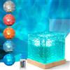 Exsivemy Proiettore Stelle Soffitto con Telecomando, Lampada Aurora Boreale Cubo 16 Colori & RGB, Proiettore a luce Nordica 30 Modalità di Illuminazione,Cubirelax Aurora Boreale per Bambini/Adulti (stile1)