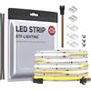 BTF-LIGHTING WS2811 IC FCOB COB CCT Striscia LED 24V 3 metri 576LEDs/m IP30 | Addressabile SPI Strisce Nastro Nastri LED CCT 3000K-6000K Bianco Regolabile per Cucina Soggiorno Bar Feste (Solo striscia)