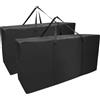 ROEOWENE 2pcs 215L Grandi Borse Trasloco per Vestiti Borsa Stoccaggio Borsa per Cuscini da Giardino XXL Borsone Grande Borsa Portaoggetti Borsa Trasloco Sacchi Contenitori Piumoni,Trapunte,108x60x33