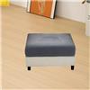 ILiemao Copri Ottomano Rettangolare/Quadrato 30 x 40/45x55/60x70/100x120 cm Copri Pouf Elasticizzato Copri Sgabello Rettangolare/Quadrato(G13,100-120 cm/39-47 in)
