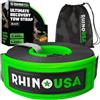 Rhino USA Cinghia di Traino (7,6 cm x 6,1 m) - Resistenza alla Rottura di 13.600 kg - Corda di Recupero di Emergenza per Camion, UTV, ATV - Cinghia di Recupero Heavy Duty per Uso Offroad 4X4 - Nera