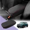 LUWU Compatibile con Jeep Renegade BU 2015-2024 2025 Copertura per Braccioli Protezione per Console Centrale Braccioli Protezione per Braccioli Accessori (Linea Rossa)