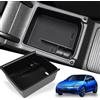 PSLER Vassoio Organizer Secondario per Bracciolo Console Centrale Auto per VW 8 Mk8 GTI GTE GTD Alltrack Variant 2020 2021 2022 2023 2024, Organizer Multifunzionale per Scatola di Immagazzinaggio