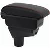 OYHCM Bracciolo Centrale per Toyota Aygo X 2021-2024, Doppio Scomparto, Pelle Nera, Facile da Installare, Accessorio Auto Personalizzato