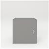 Phoenix Safe FORTUNA - Cassapanca con porta, colore: Grigio