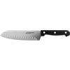 Zanetti, Coltello Santoku Modello Classic, Coltello Acciaio Inox, Lama 18 cm, Spessore 1.5 mm, Coltello Cucina, Coltello Santoku Giapponese, Manico Rivettato