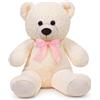 Sausudols Orso di Peluche Teddy Orsacchiotto Grande 60 cm Peluche Giocattolo Regalo per Compleanno Natale e San Valentino Bianco