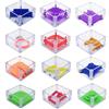 Kiuiom Mini Giochi di Puzzle, Rompicapo Giochi Adulti e Bambini, Gioco di Pazienza 3D, 12PCS Labirinto Cubo 3D Giocattoli Educativi Gioco di Abilità per Bambini e Adulti Giochini Bimbi per Feste