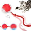GUBOOM Pallina per Cani che Si Muove da Sola, Pallina Interattiva Ricaricabile Tramite, Interactive Rolling Dog Ball, Palla Rotante Automatica Resistente, Giocattolo per Cani Indistruttibile (Rosso)