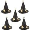 NYSUZHOUJI 5 mini fermagli per capelli per cappello da strega, fermagli per capelli carini, decorazioni per capelli per le vacanze di Natale di Halloween per bambini