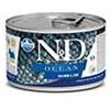 Farmina N&D Ocean canine adult mini (salmone e merluzzo) - 12 lattine da 140gr.