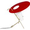 SAMMODE STUDIO - Lampada da tavolo G24 - Rosso - Ottone - Designer Pierre Guariche