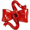 klevering & klevering - Portacandela Ribbon - Rosso - Gres
