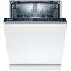 Bosch Elettrodomestici SMV2ITX22E Serie 2, Lavastoviglie da incasso a scomparsa totale, Home Connect, Diagnostica da remoto, Assistente al lavaggio, Programma Preferito, InfoLight, 48 db, 60 cm