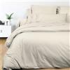 Soleil d'ocre Camille 635012 Camille Copripiumino Cotone Ecru 240 x 220 cm