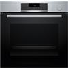 Bosch Forno Elettrico da Incasso Ventilato Multifunzione con Grill e Vapore Capacità 71 Litri Classe A+ Larghezza 60 cm colore Inox - HRG532BS3