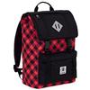 Invicta Zaino Shot Pack Fantasy, Rosso Nero, Tasca Porta Pc e Tablet Padded, a mericano 28 Lt
