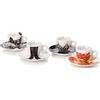 illy 25152 Art Collection, Collezione Genesi 4 Tazzine da Espresso Numerate e Firmate Monica Bonvicini e Shirin Neshat Tazze da Caffè con Piattino