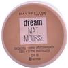 Maybelline New York Fondotinta Dream Mat Mousse, Base Opacizzante in Mousse, 48 Sun Beige, (La confezione può variare)