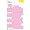 Nellie's Choice Fustella di Pasqua Tulipano-21,1 2 Pezzi-Wrapping Die per Scatole, Gift Boxes, Regali di Natale, DIY, Rosa, 21,1 x 14,5 cm