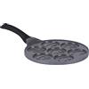 Aeternum, Madame Petravera 3.0, Piastra Pancake Antiaderente, Adatta a Induzione, Diametro 26 cm, Grigio