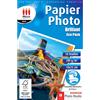 Micro Application - Carta fotografica lucida - Formato 10 x 15 - Grammatura 200 g/m² - 50 fogli - Confezione economica - Compatibile con stampanti a getto d'inchiostro