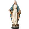 BC BUILDCLASSIC Buildclassic - Statua di Nostra Signora della Grazia, statua Beata Madre Vergine Maria per altare, regalo religioso per la mamma, decorazione per la casa devota, 34,3 cm, dipinta a mano (elegante)