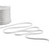 Furlanis - Nastro Doppio Raso, Tessuto Italiano - Bianco Ottico, 6 mm x 100 m