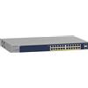 Netgear Switch Smart Gigabit Ethernet PoE a 24 porte, GS724TP, Managed, 24 da 1 G, 24 PoE+ a 190 W, 2 SFP da 1 G, gestione Insight cloud opzionale, montaggio desktop o su rack