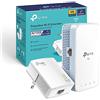 TP-Link TL-WPA1000 Kit Powerline, AV1000 Mbps su Powerline, AC1200 su WiFi Dual Band, 1 Porta Gigabit, Plug & Play, Homeplug AV2, Tecnologia OneMesh, Estendi Rete Tramite Impianto Elettrico