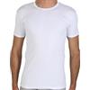 FRAGI Maglia Uomo Maniche Corte in Puro Cotone, Maglia Girocollo in Caldo Cotone, Tessuto Elastico Senza Cuciture Seamless, Made in Italy (Bianco, 4XL)