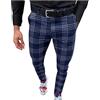 vokkrv 2024 Pantaloni da Golf da Uomo Pantaloni Chino Scozzesi Quadri Uomo Pantaloni Casual Elasticizzati Uomo Pantalone Regular Fit Uomo Versione Coreana Slim Fit Casual Stretch Tutti i Giorni