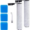 Jegehoyo spazzola Set di accessori per EUREKA NEW430, per JONR ED12 accessori per aspirapolvere a umido e a secco, 2 rulli + 3 filtri HEPA + 1 spazzola per la pulizia