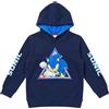 Sonic the Hedgehog - Felpa invernale con cappuccio per bambini, Blu