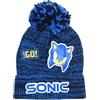Sonic the Hedgehog - Cappello invernale pompon bambini, Blu