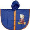 Anime e manga Dragon Ball - Mantella Impermeabile in pvc per Bambini, Antipioggia