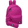 Julian Ross - Zaino con astuccio Scuola Media, Elementare e Superiore per bambine e ragazze, 31x41hx18cm, Impermeabile, Fucsia