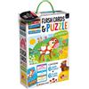 Lisciani Baby Puzzle + Flash Cards La Fattoria