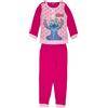 Stitch Disney Lilo e Stitch - Pigiama invernale in caldo cotone per bambini, Fucsia