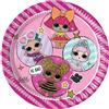 LOL Surprise - MGA Set piatti di carta 23cm 8pz Lol Surprise