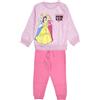 Principesse Disney - Tuta sportiva per bambine, Pantalone con Felpa