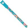 Mitama Spinny Civetta - Penna cancellabile, Inchiostro gel Blu - Multifaccina con Gomma