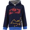 DC Comics Batman - Felpa invernale con cappuccio per Bambini, Blu