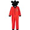 Topolino - Mickey Mouse Disney Topolino - Pigiama intero pile con cappuccio per bambini