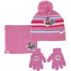 LOL Surprise - MGA Lol Surprise - Coordinati invernali per Bambina, Set 3 pezzi, Cappello + Guanti + Scaldacollo